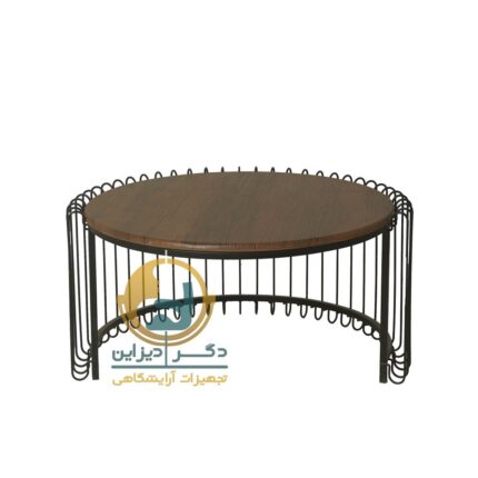 جلو مبلی MDF فلزی بزرگ آساره نیمه (کندو) قطر 80