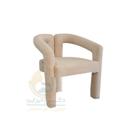 مبل فلزی روکش پارچه یک نفره فرتیام کوچک